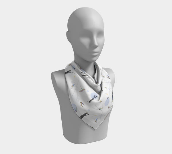 Fly Dance Silk Scarf
