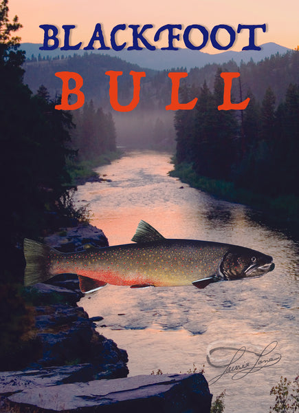 Montana's Four Rivers & Trout 5x7 art prints