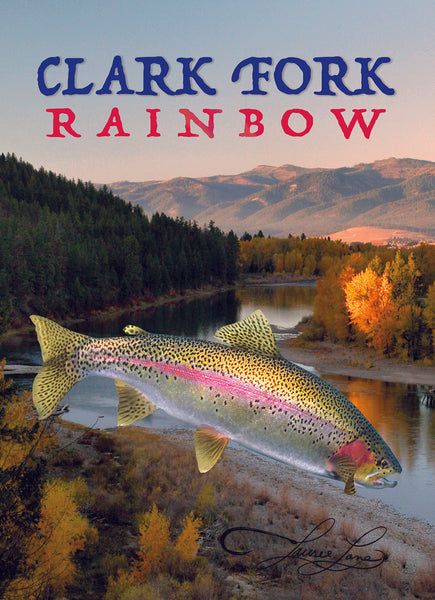 Montana's Four Rivers & Trout 5x7 art prints