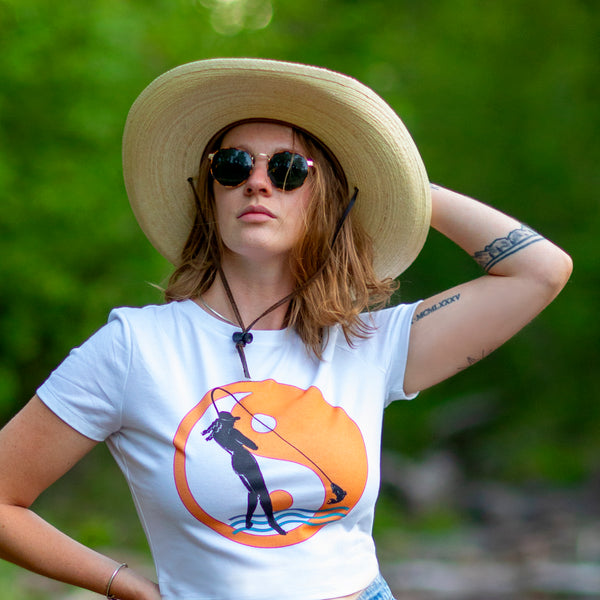 Yin Yang Fly Gal Crop Top