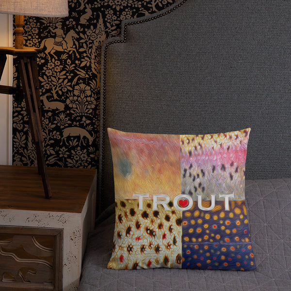 Trout Skins Premium Pillow