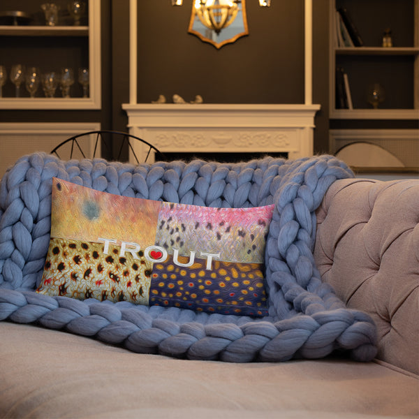 Trout Skins Premium Pillow
