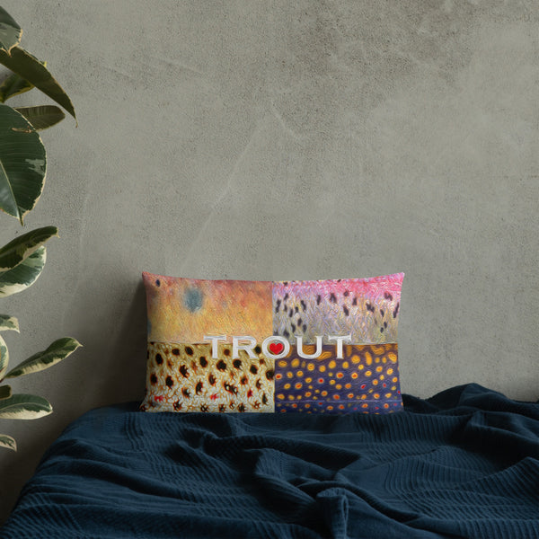 Trout Skins Premium Pillow