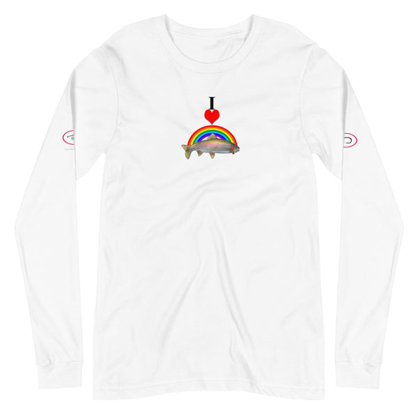 I Heart Rainbow Trout Long Sleeve Tee