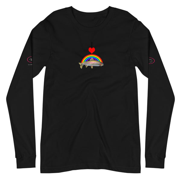 I Heart Rainbow Trout Long Sleeve Tee