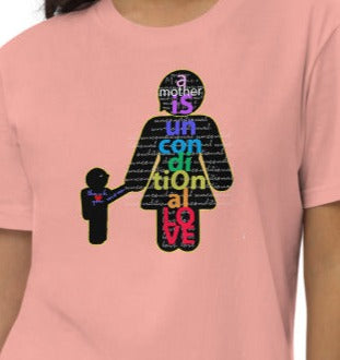 Organic cotton t-shirt dress. Unconditional love.