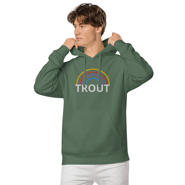 Unisex pigment-dyed hoodie