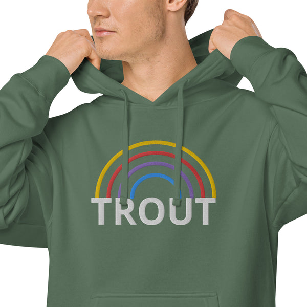 Unisex pigment-dyed hoodie