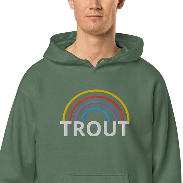 Unisex pigment-dyed hoodie
