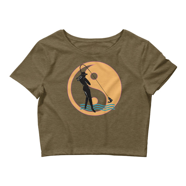 Yin Yang Fly Gal Crop Top